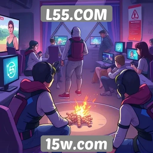 A crescente comunidade de jogadores no L55.COM